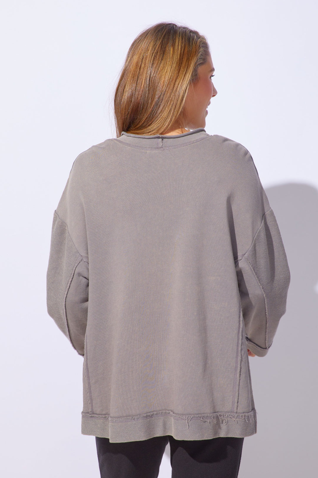 Fog Rolled Neck French Terry Tunic