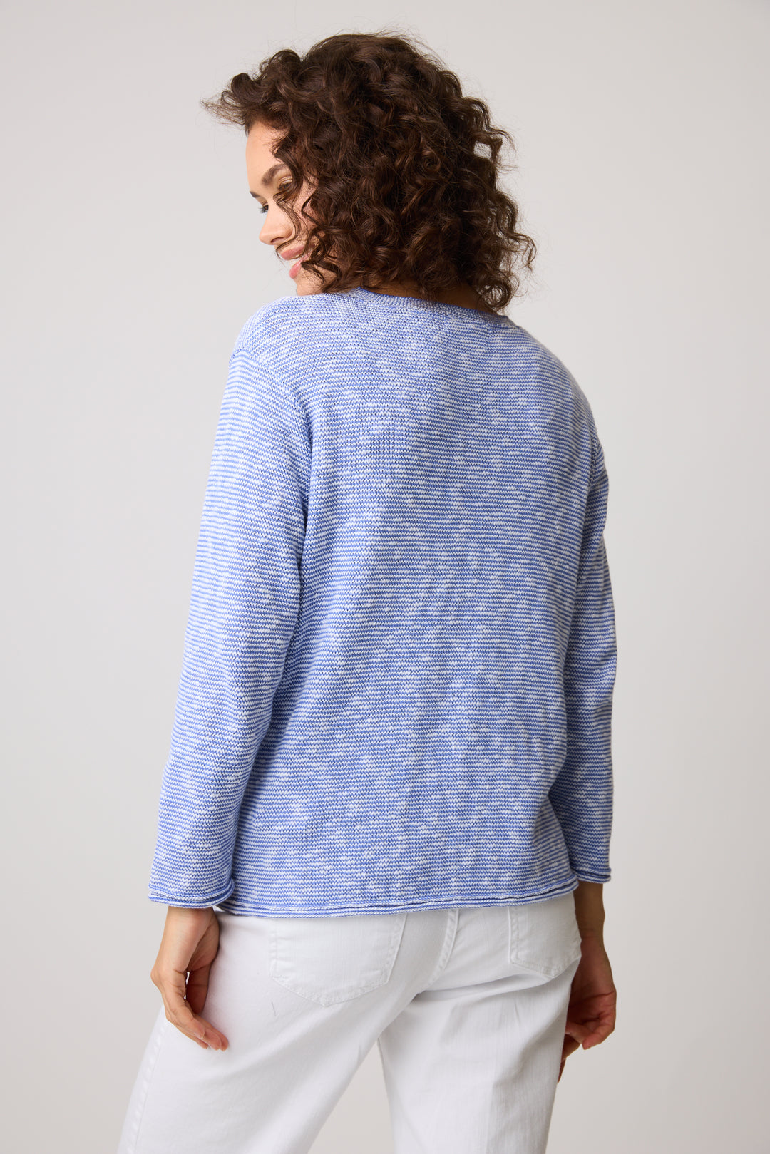 Forget Me Not Textured Willow Sweater