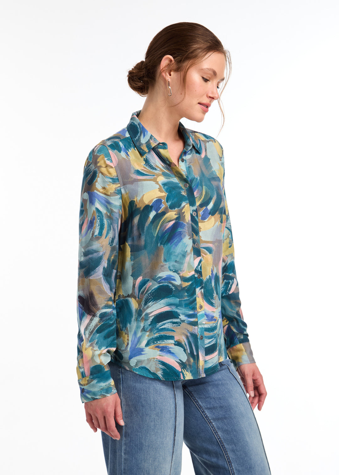 Gallery Print Long Sleeve Shirt