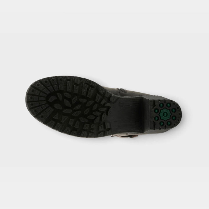 Gemisola Black Tall Boot With Buckle