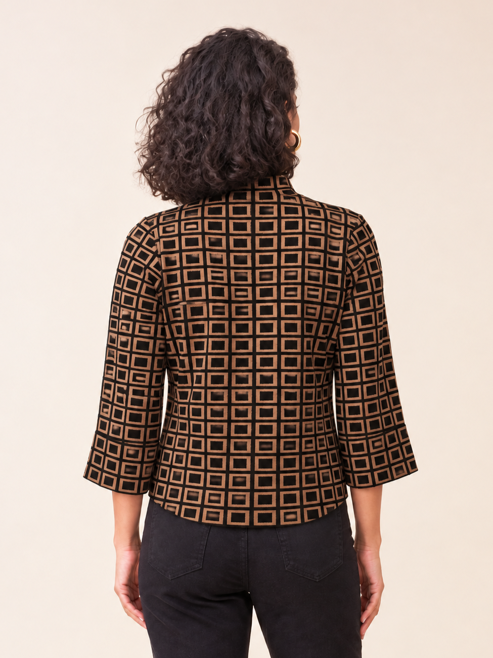 Geo Pattern Cardigan
