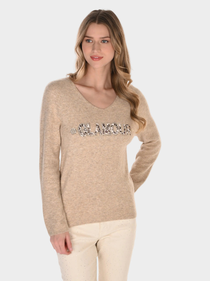 Glamour Leopard Knit Sweater