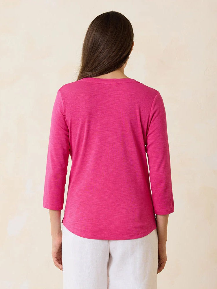 Glowing Azalea Ashby Isles Scoop Neck Top