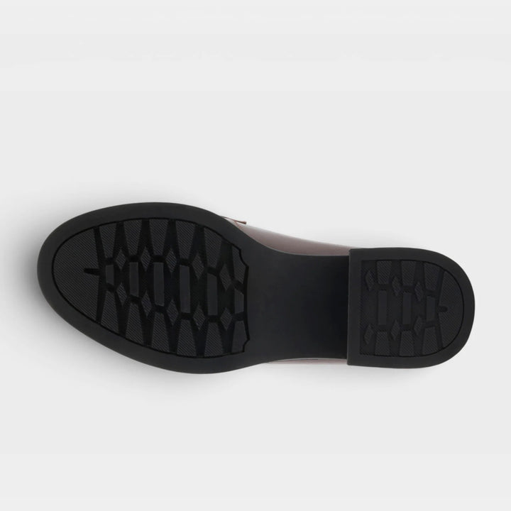 Gogetter Cow Print Brown Leather Shoe
