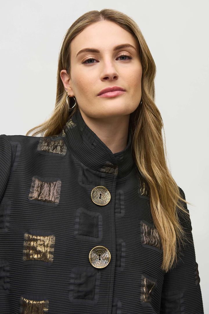 Gold Lurex Jacquard Jacket