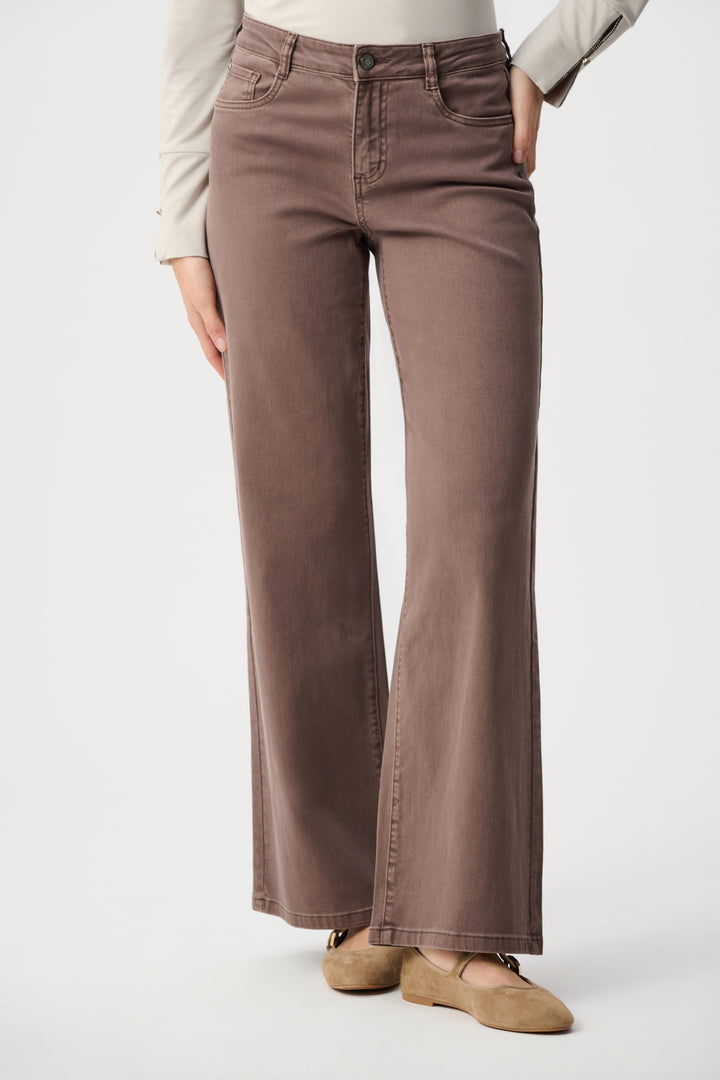 Goldie Classic Wide-Leg Stretch Jean