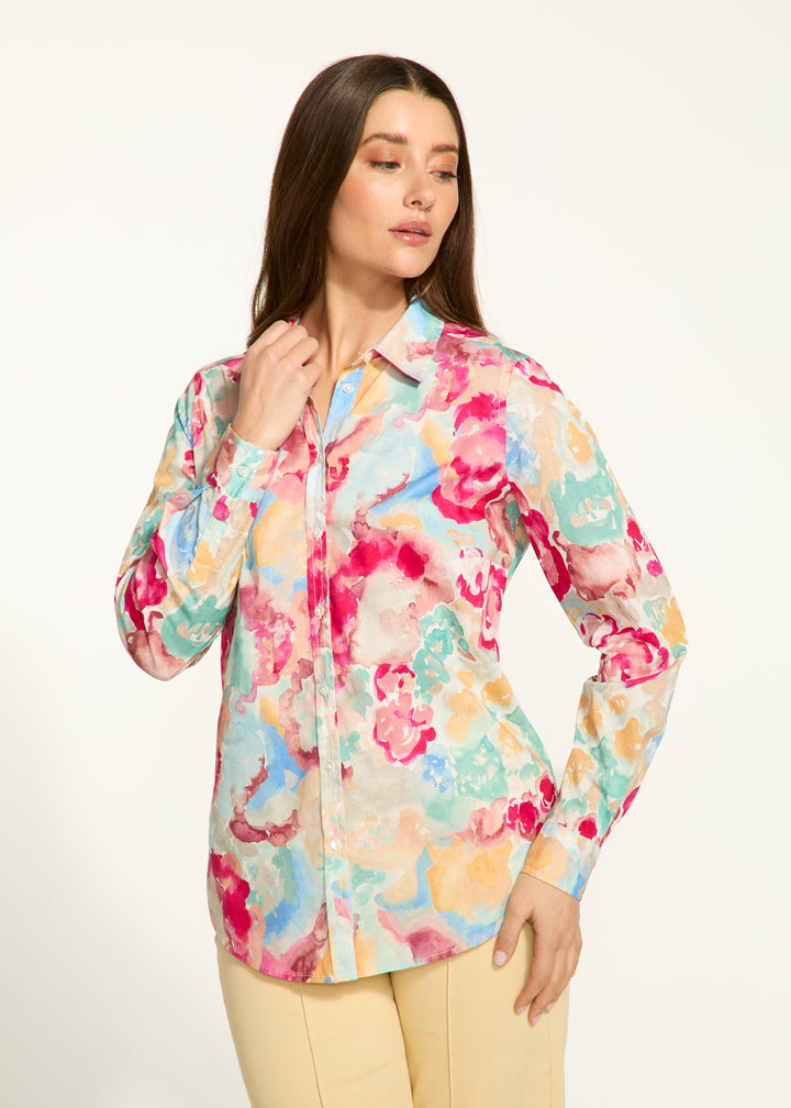 Grand Floral Long Sleeve Shirt