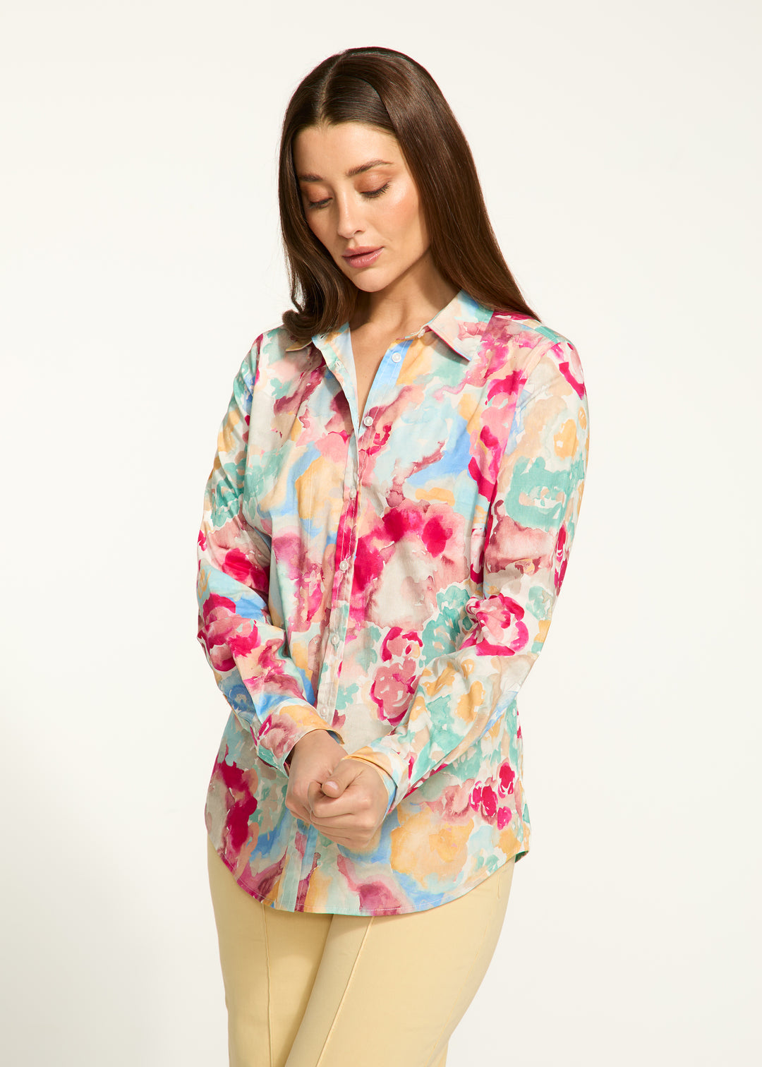 Grand Floral Long Sleeve Shirt