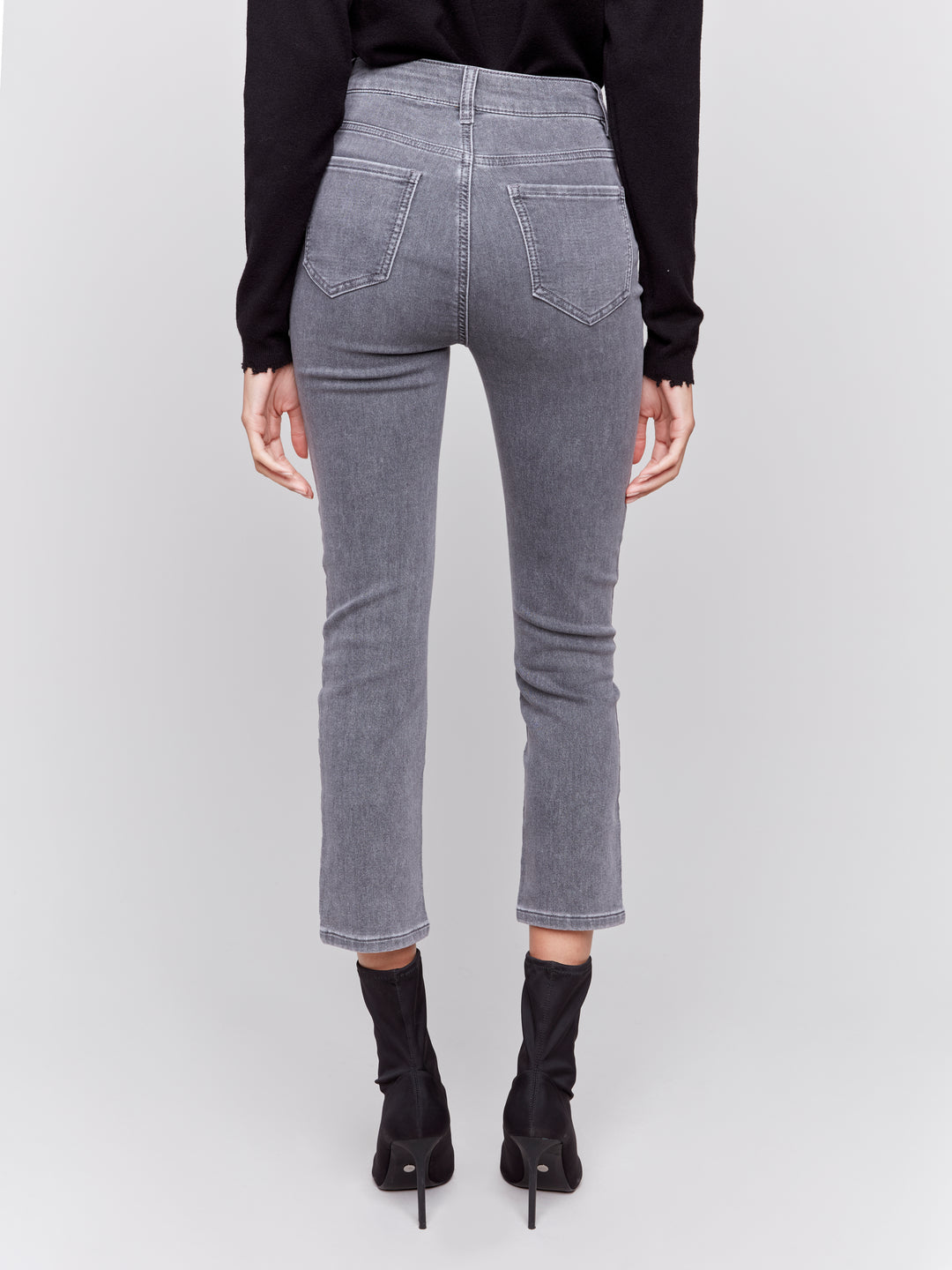 Grey All Over Studs Jean