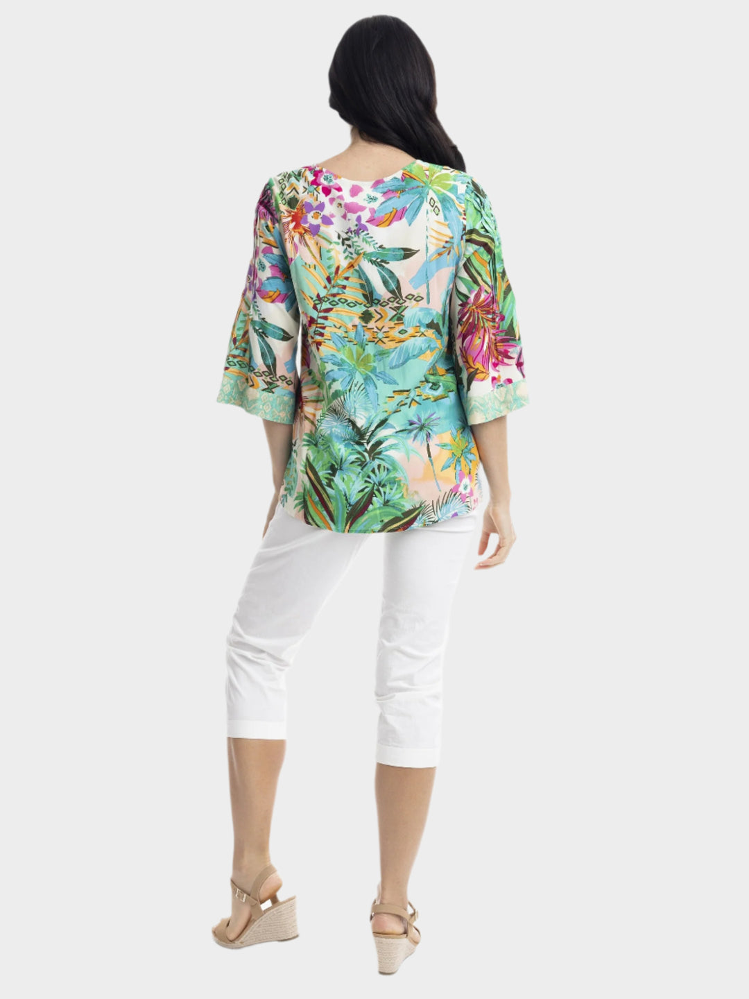 Hanalei V-Neck Placket Top