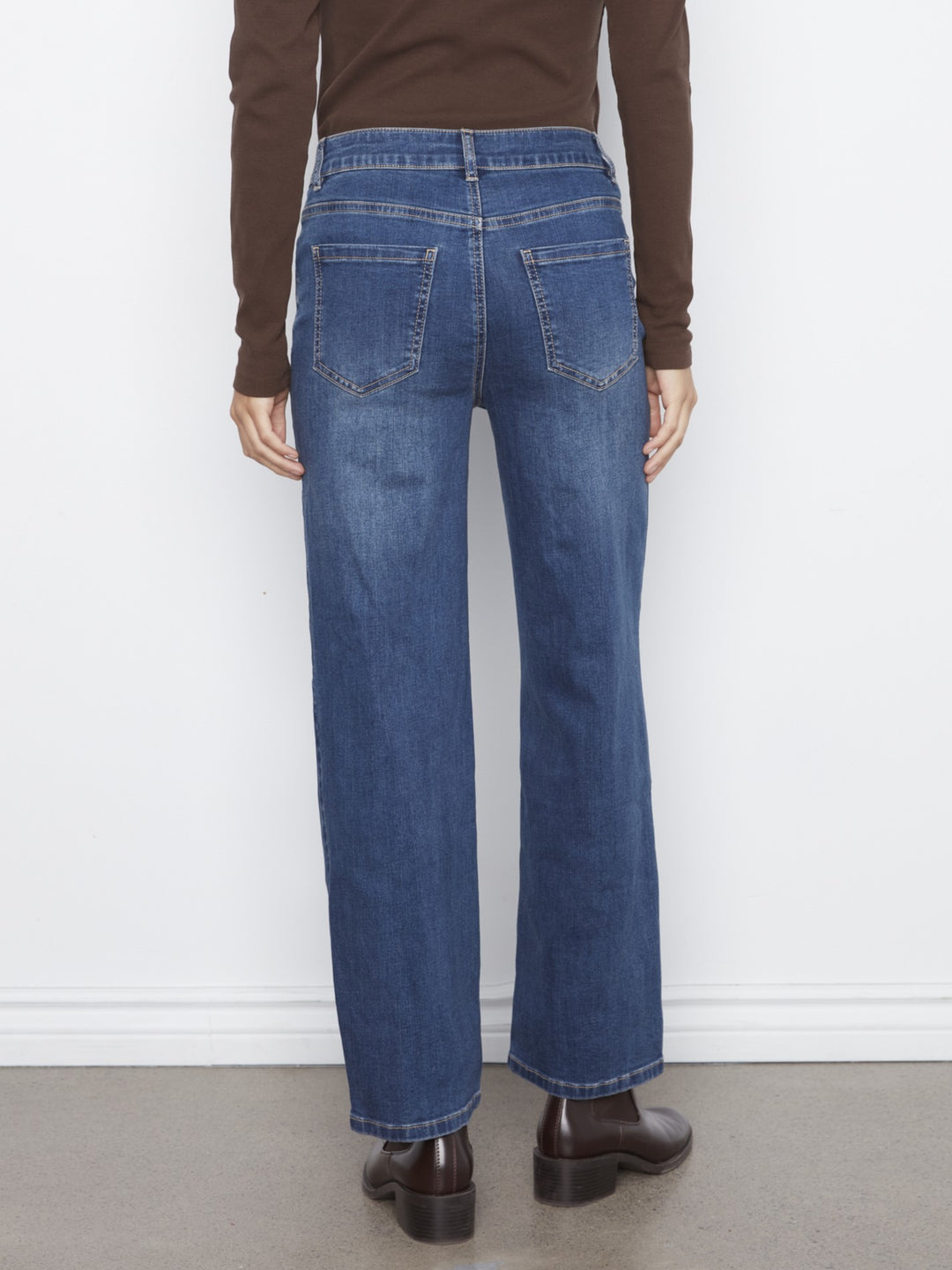 Heart Patch Straight Leg Jean