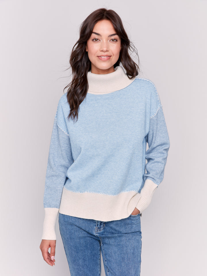 Heather Frost Colourblock Sweater