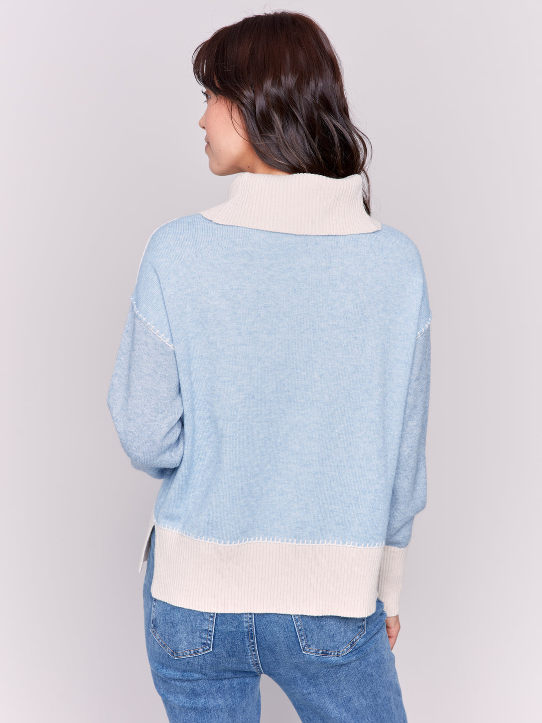 Heather Frost Colourblock Sweater