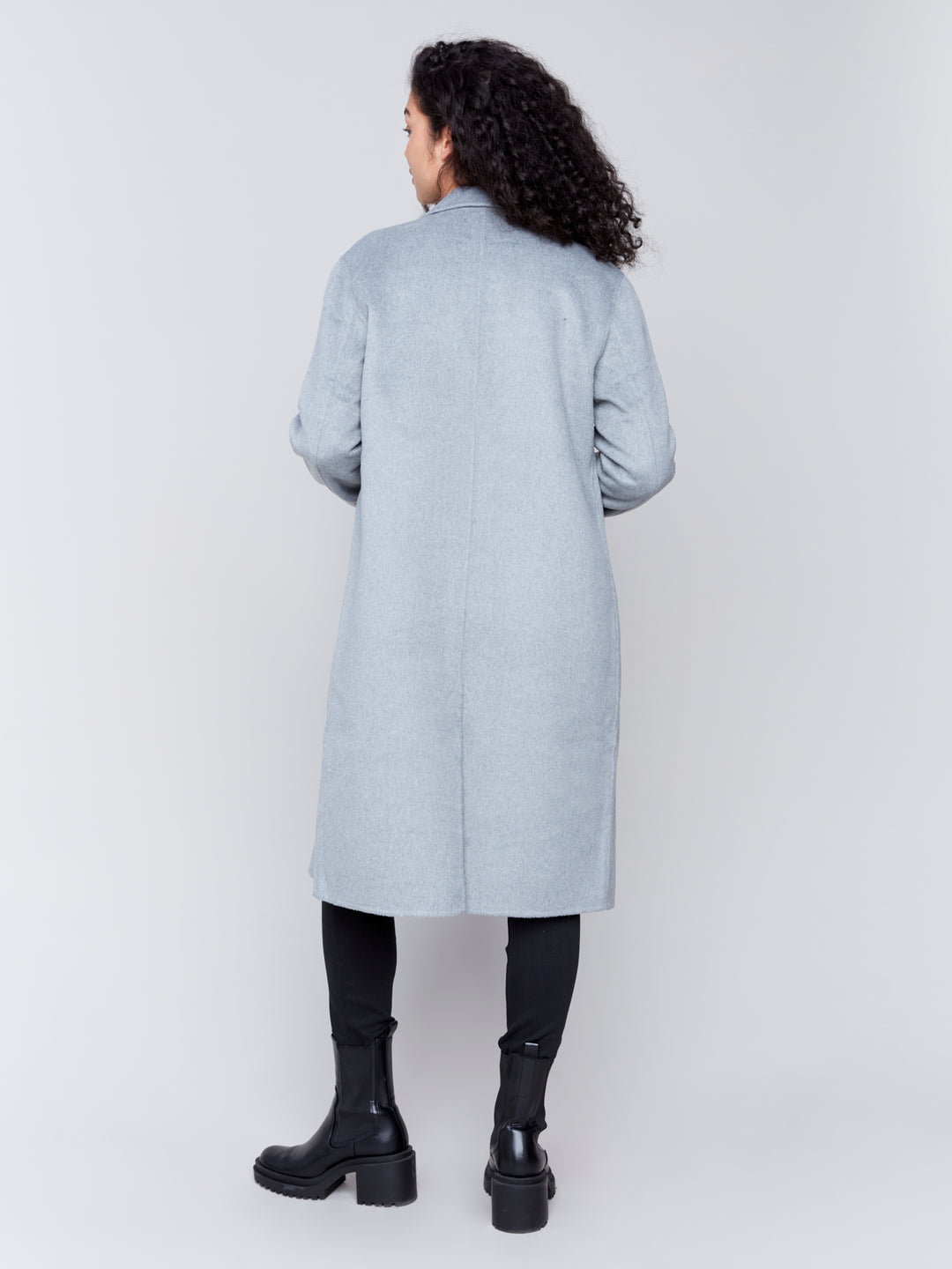 Heather Grey Classic Wool Coat