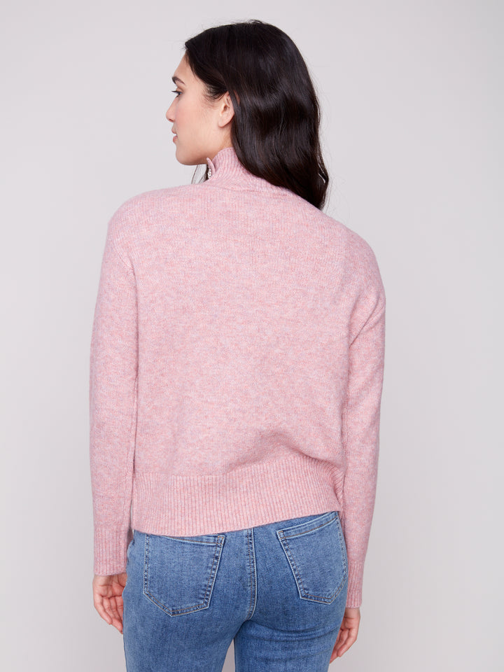 Heather Primrose Fancy Button Sweater