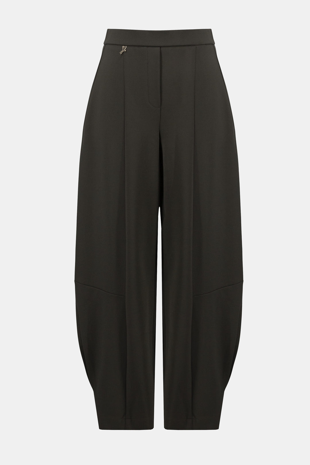 Heavy Knit Barrel-Leg Pull-On Pants