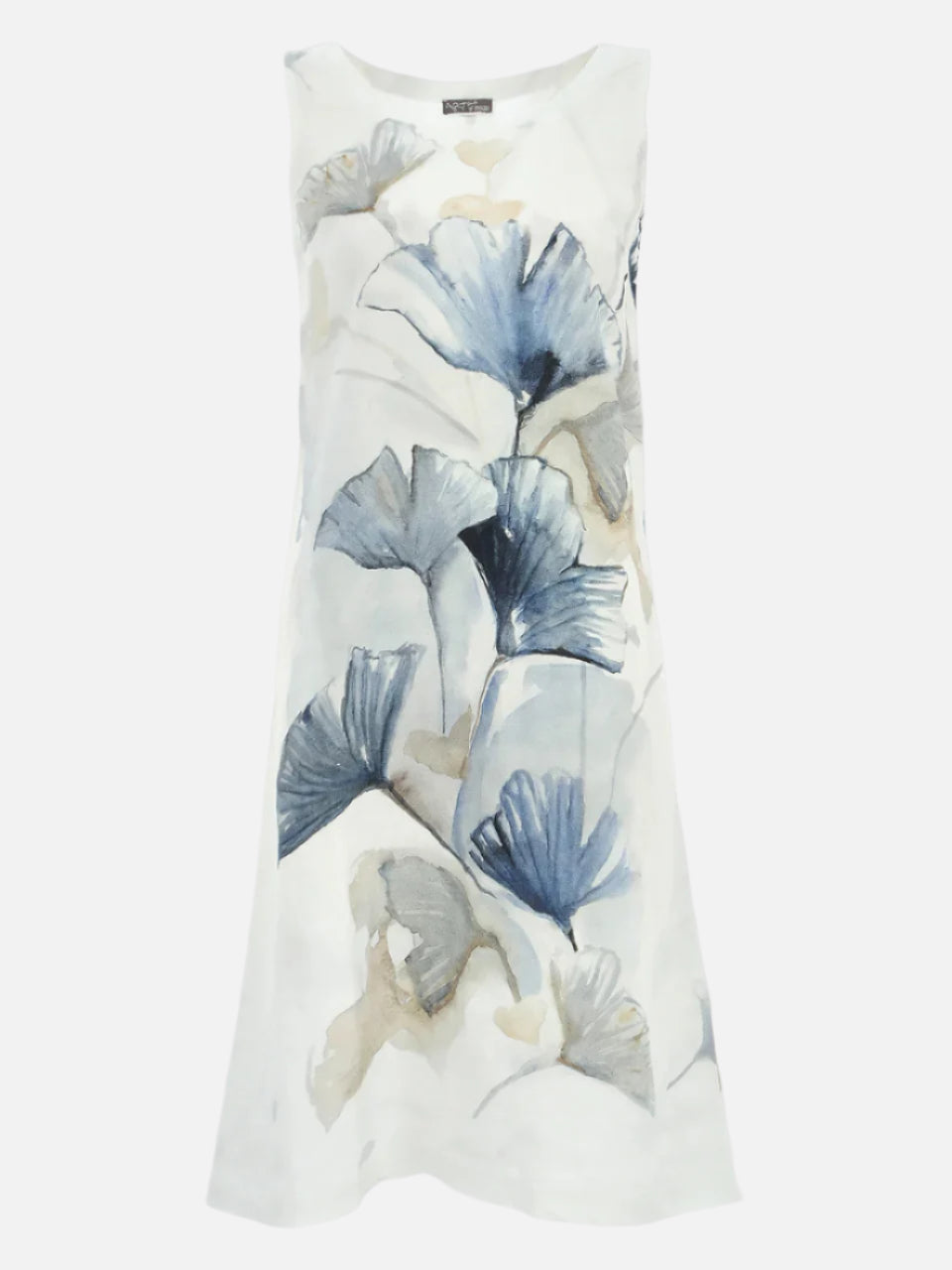 Indigo Melody Linen Dress