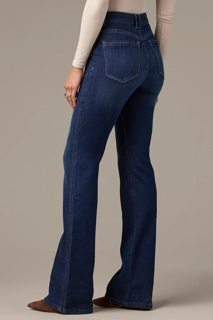 Indigo Skyrise Long Flare Jeans
