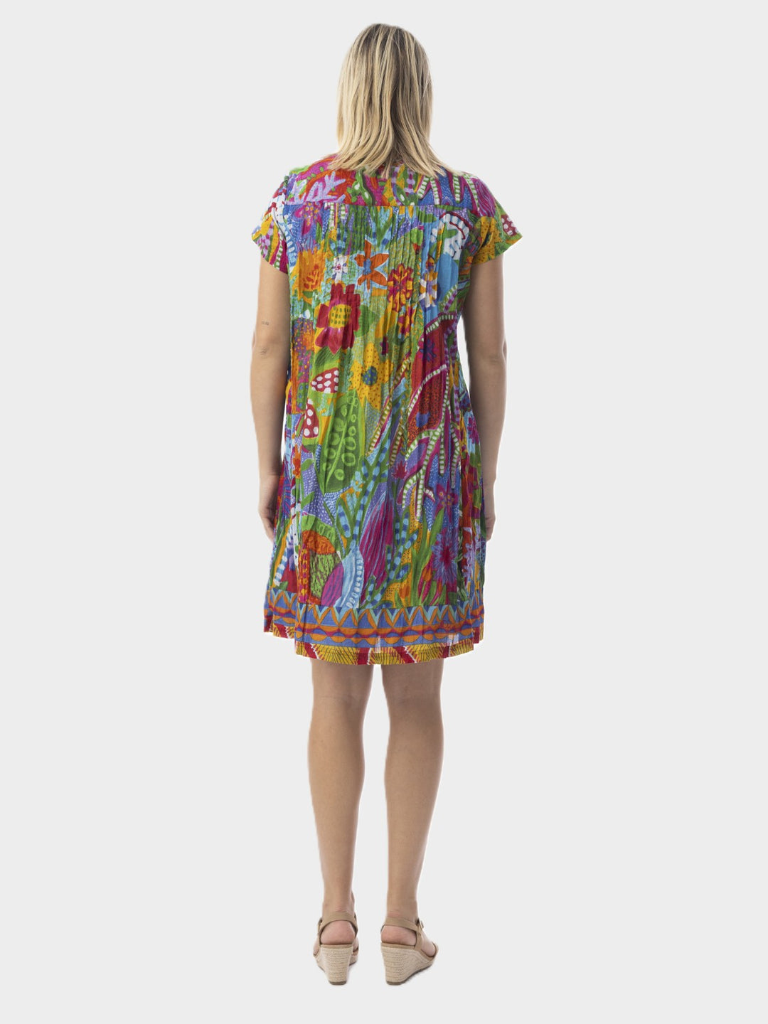 Ipanema Pintuck Stitch Crinkle Dress