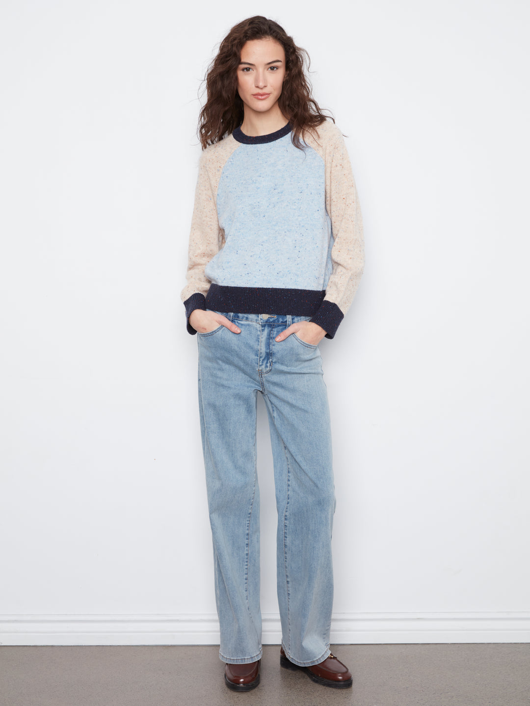 Iris Colour Blocked Sweater