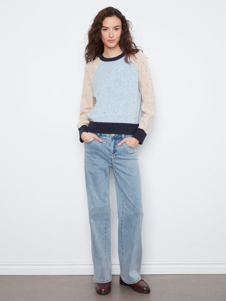Iris Colour Blocked Sweater