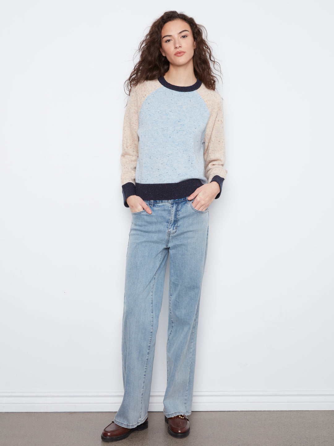 Iris Colour Blocked Sweater