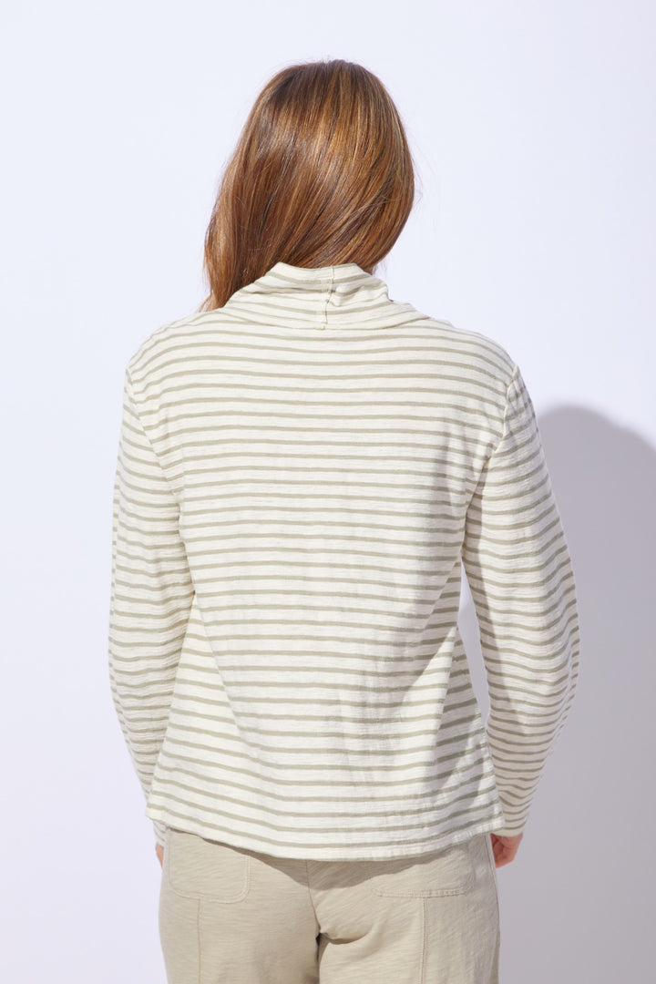 Ivory Chill Funnel Neck Top