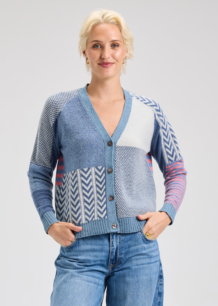 Jean Textured Cardi