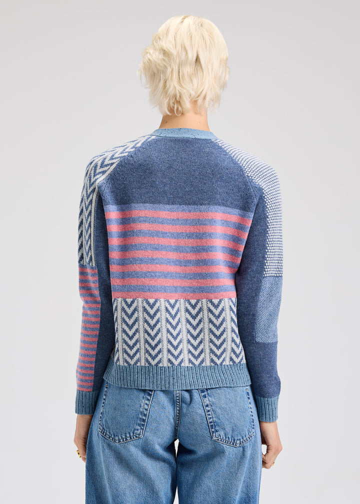 Jean Textured Cardi