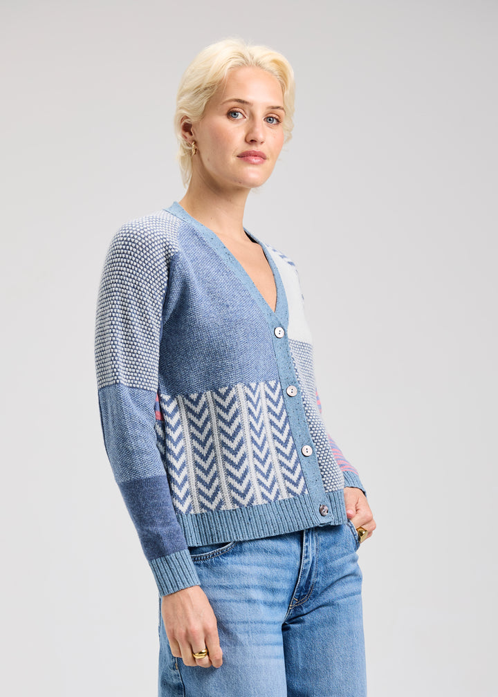 Jean Textured Cardi