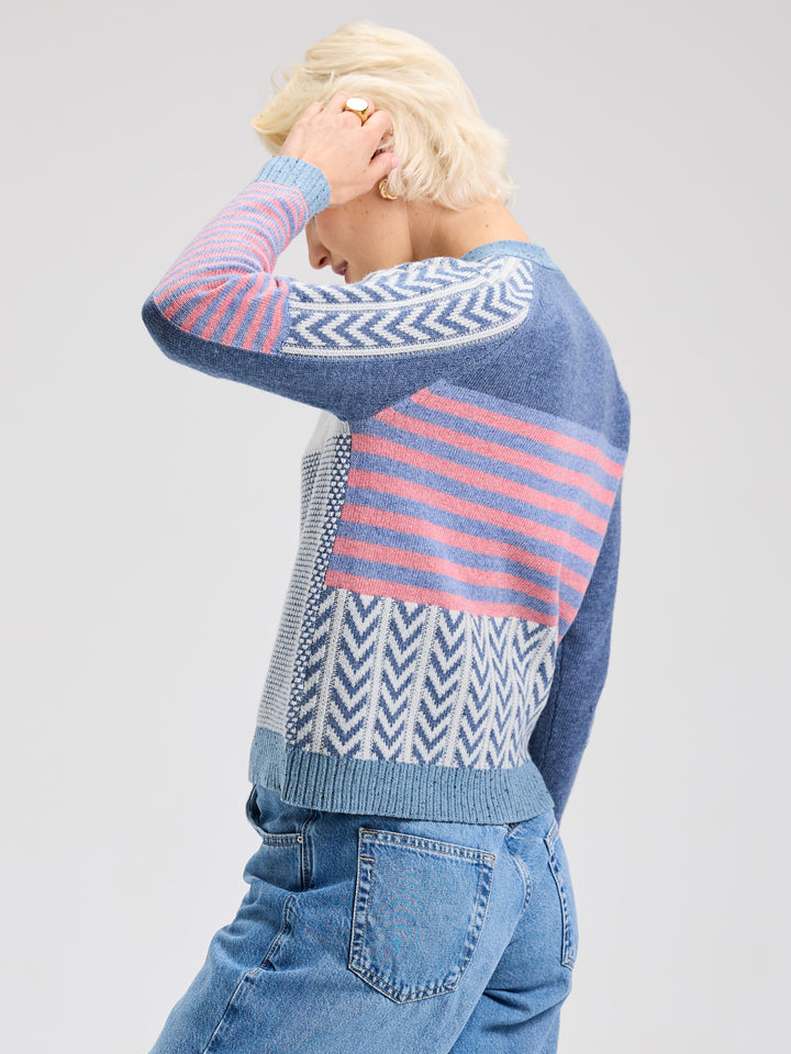 Jean Textured Cardi