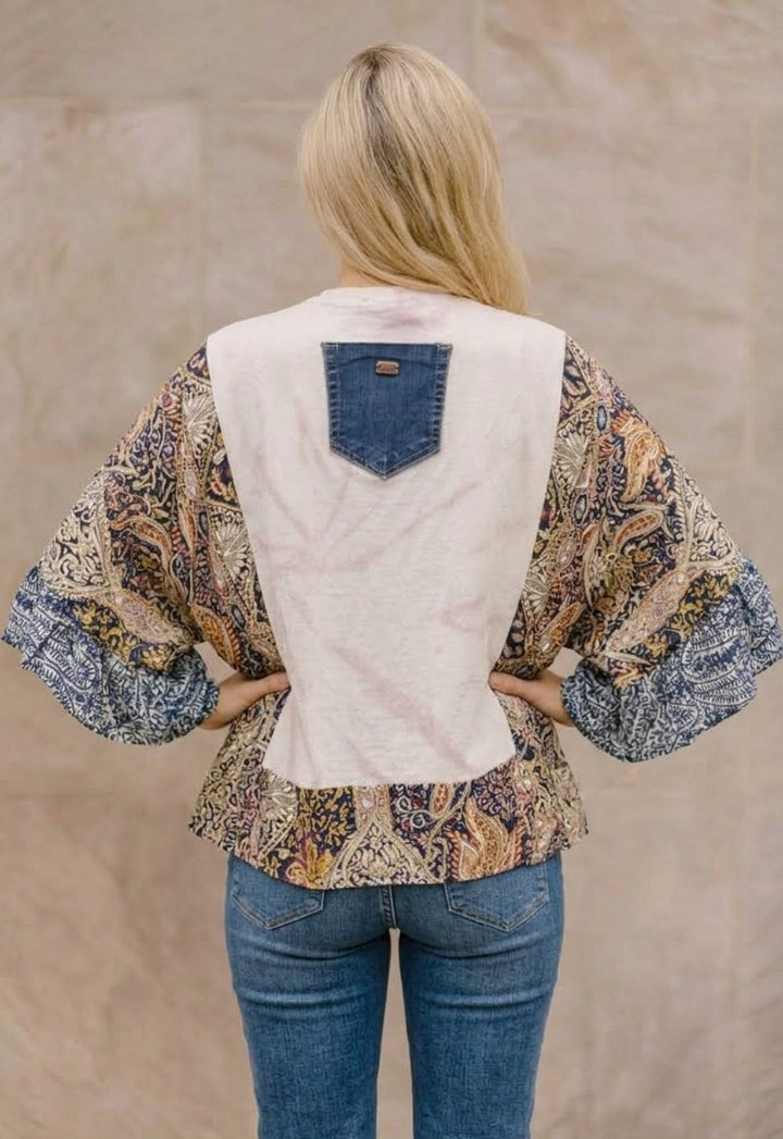 Jimmy Hendrix Ruffle Vintage Banded Pullover