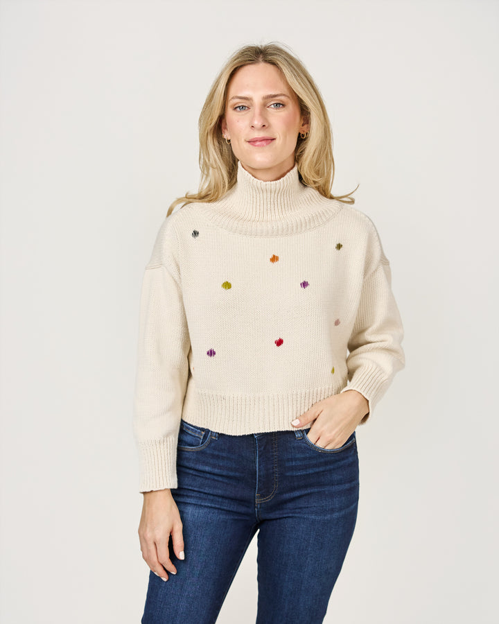 Julieta Colourful Dot Sweater