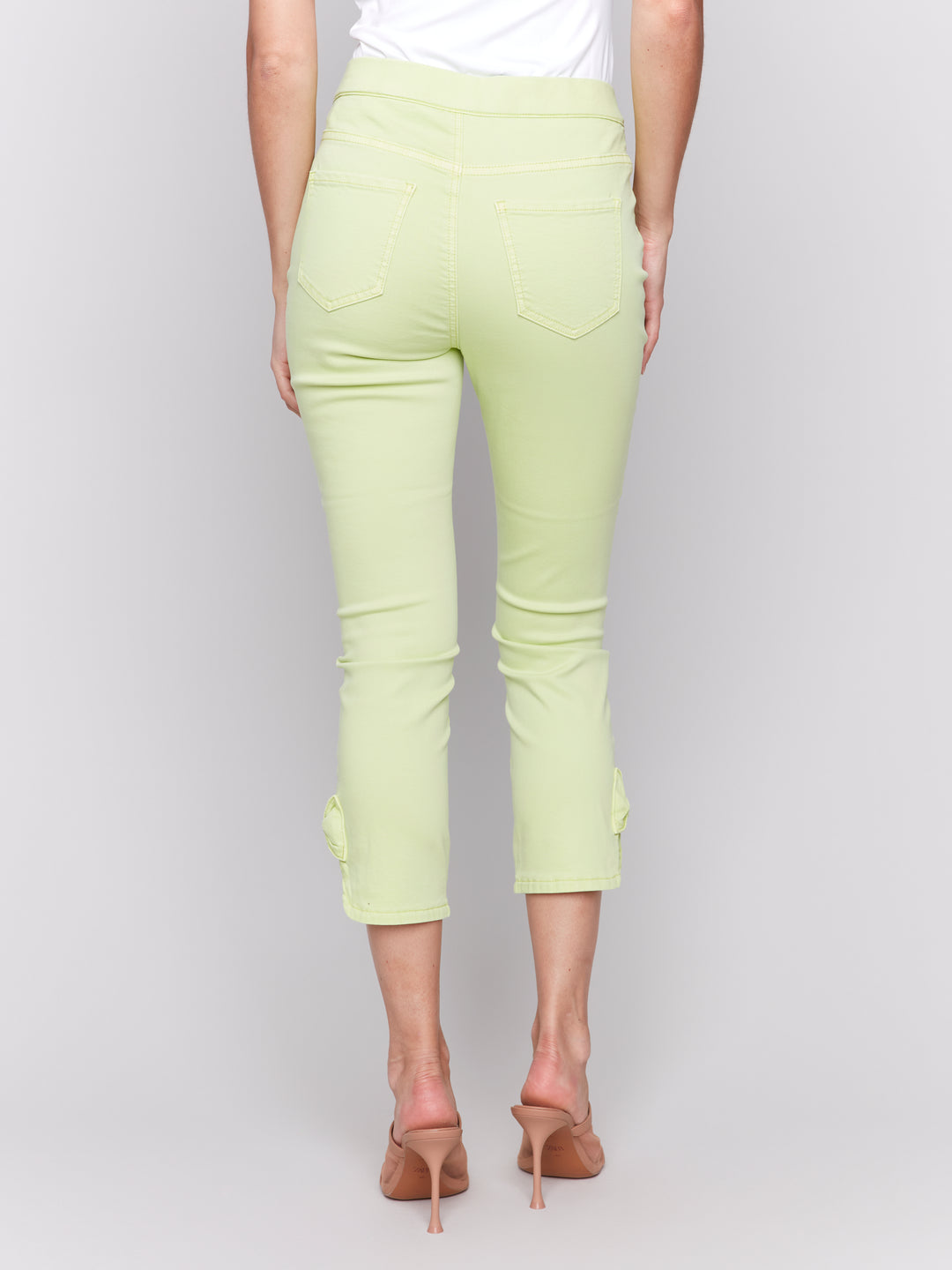 Keylime Bow Hem Pull On Pant