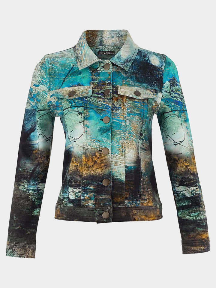 Life is Too Short Print Bomber Jacket