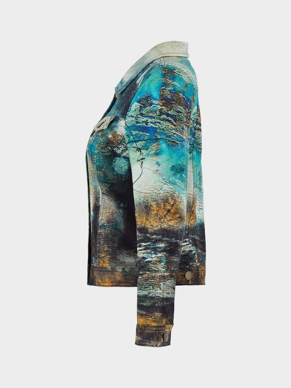 Life is Too Short Print Bomber Jacket