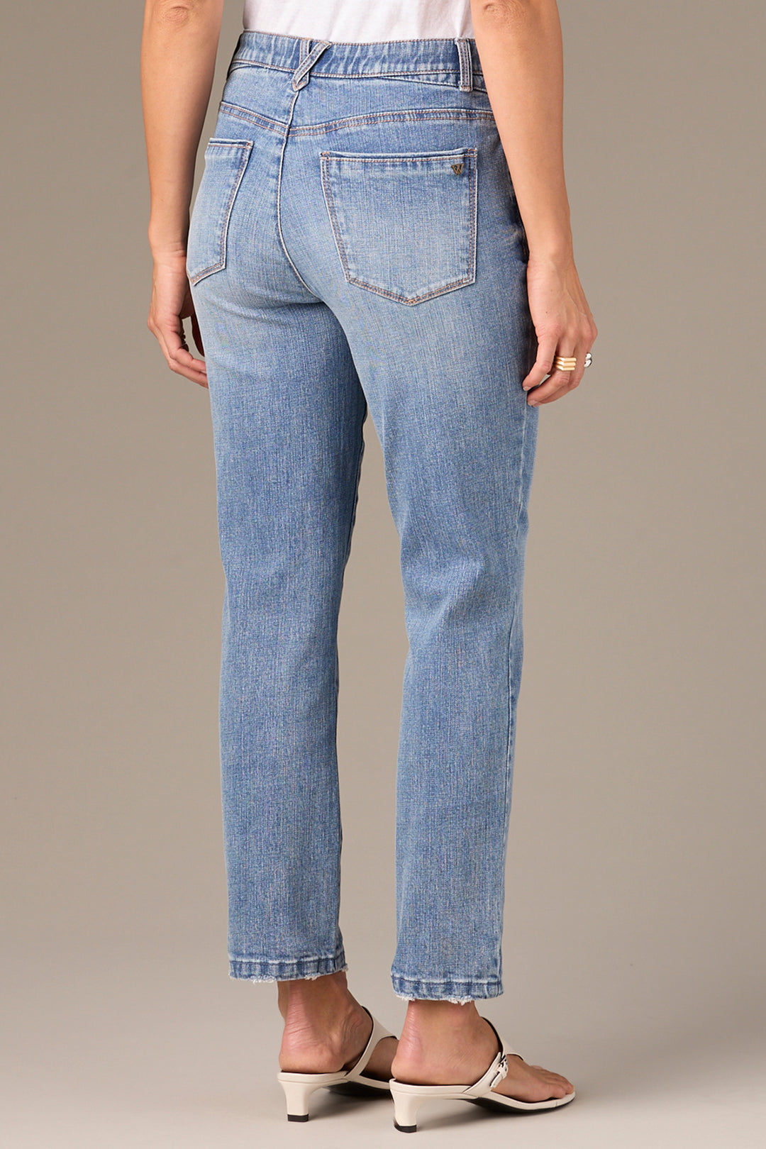 Light Blue Logan Vintage High Rise Skinny Jeans