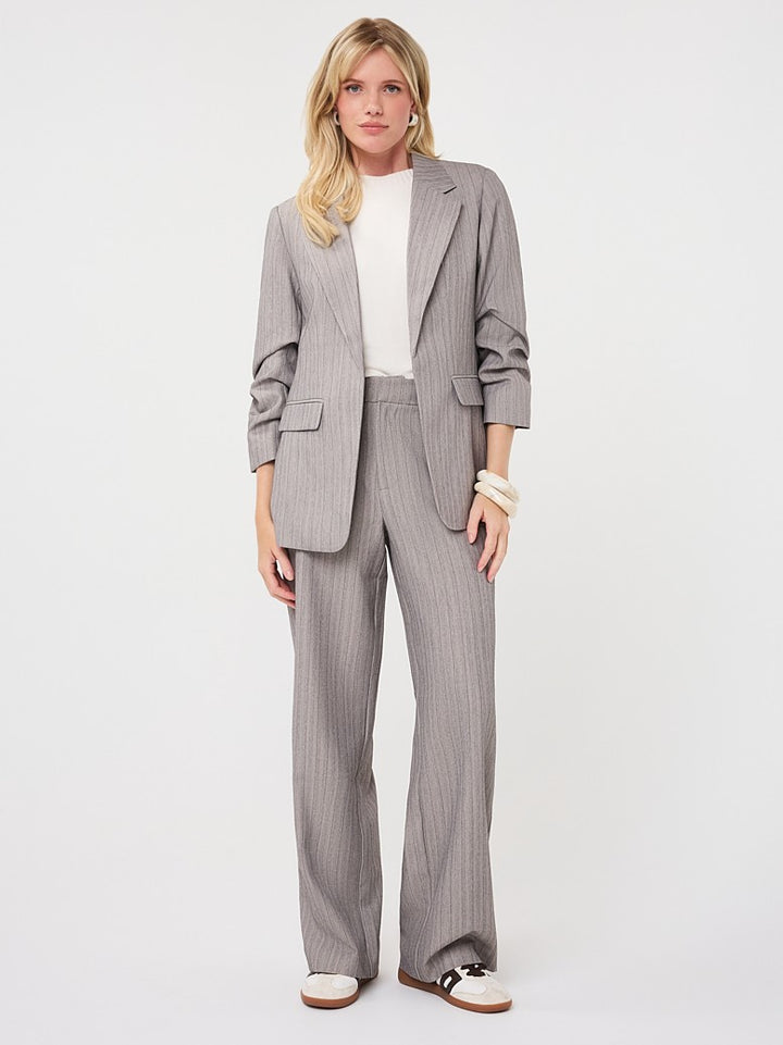 Light Grey Herringbone Blazer