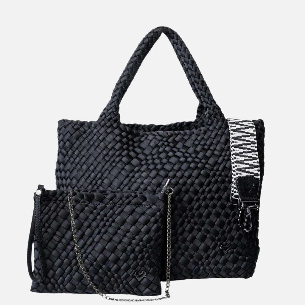 London Large Woven 2 Piece Bag