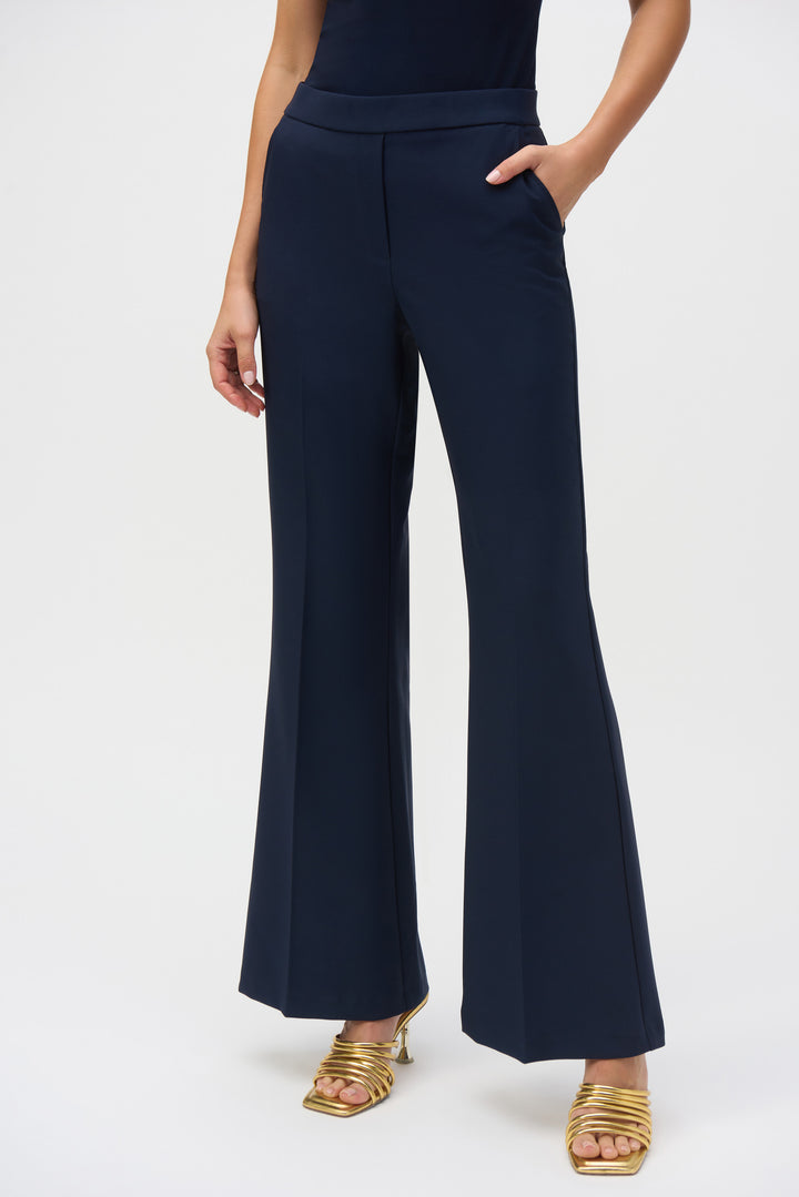 Lux Twill Flared Pull On Pants