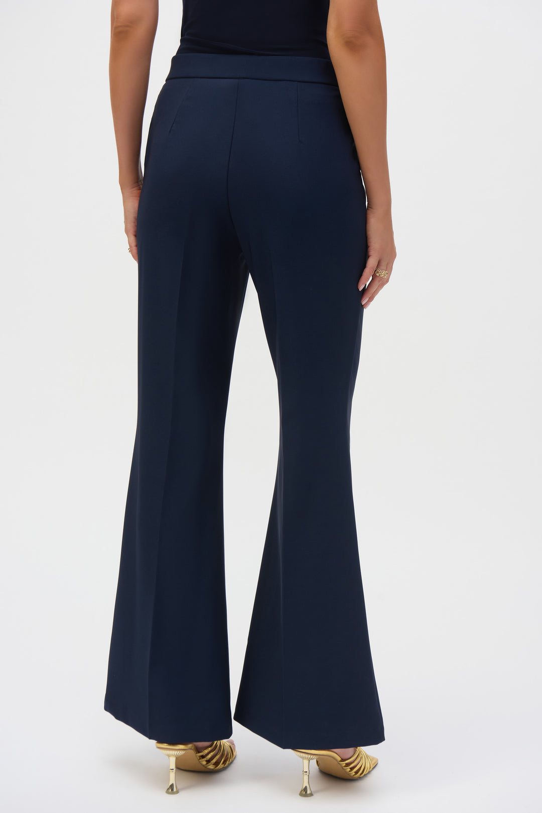 Lux Twill Flared Pull On Pants