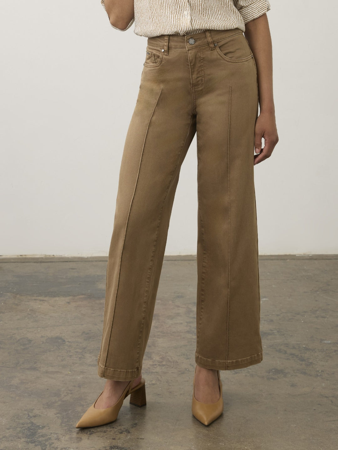 Maple Olivia Wide Leg Euro Twill Pant
