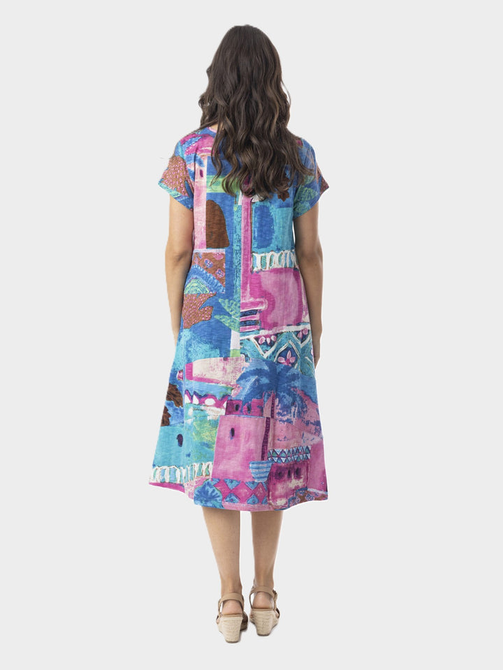 Marakesh Print Flair Dress