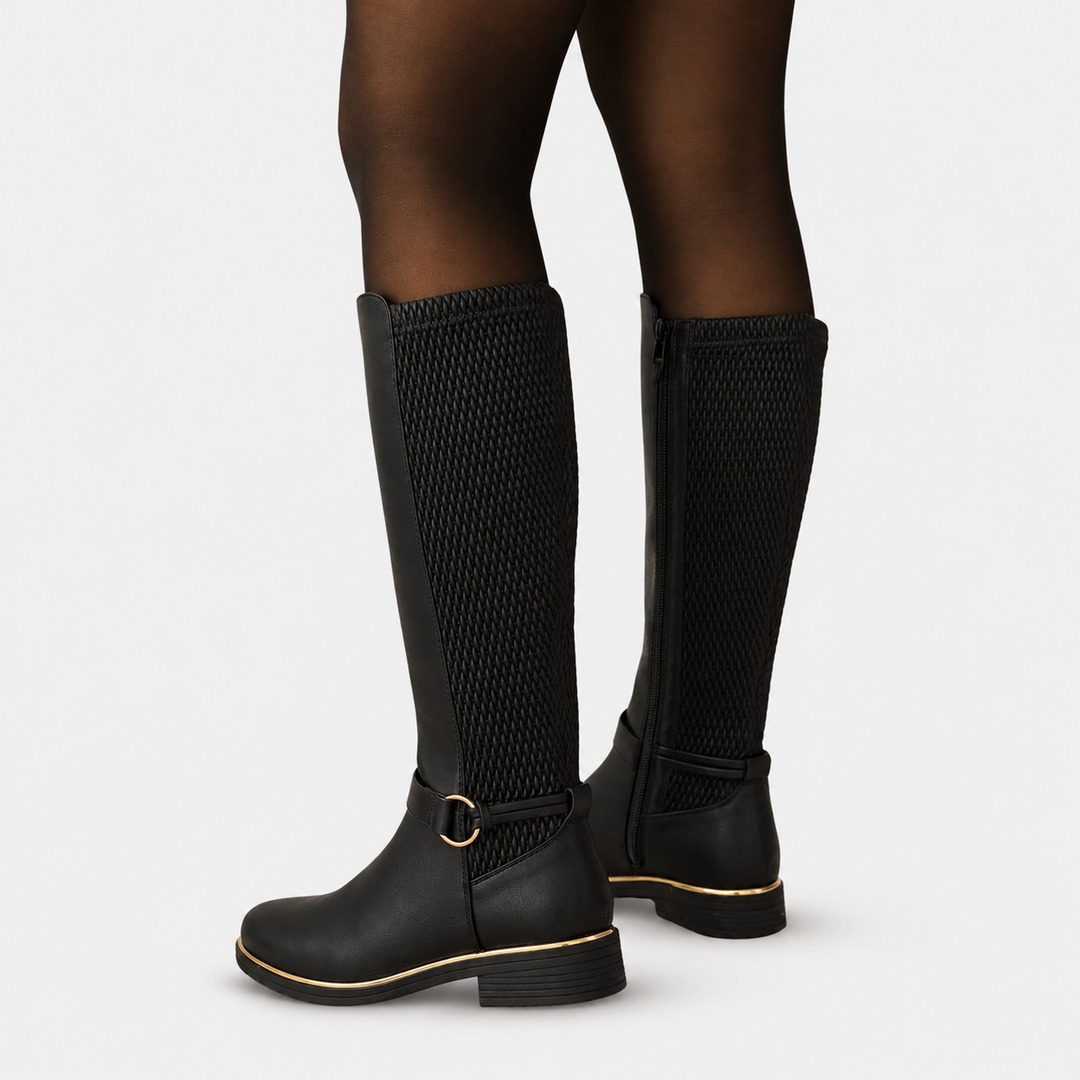 Margo Black Tall Waterproof Boot