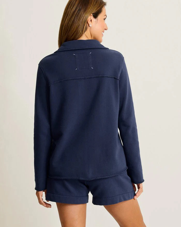 Marina Del Mar Coastline V-Neck Sweatshirt