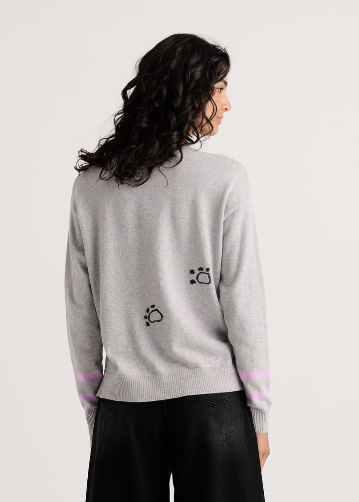 Marl Cheeky Cat Sweater