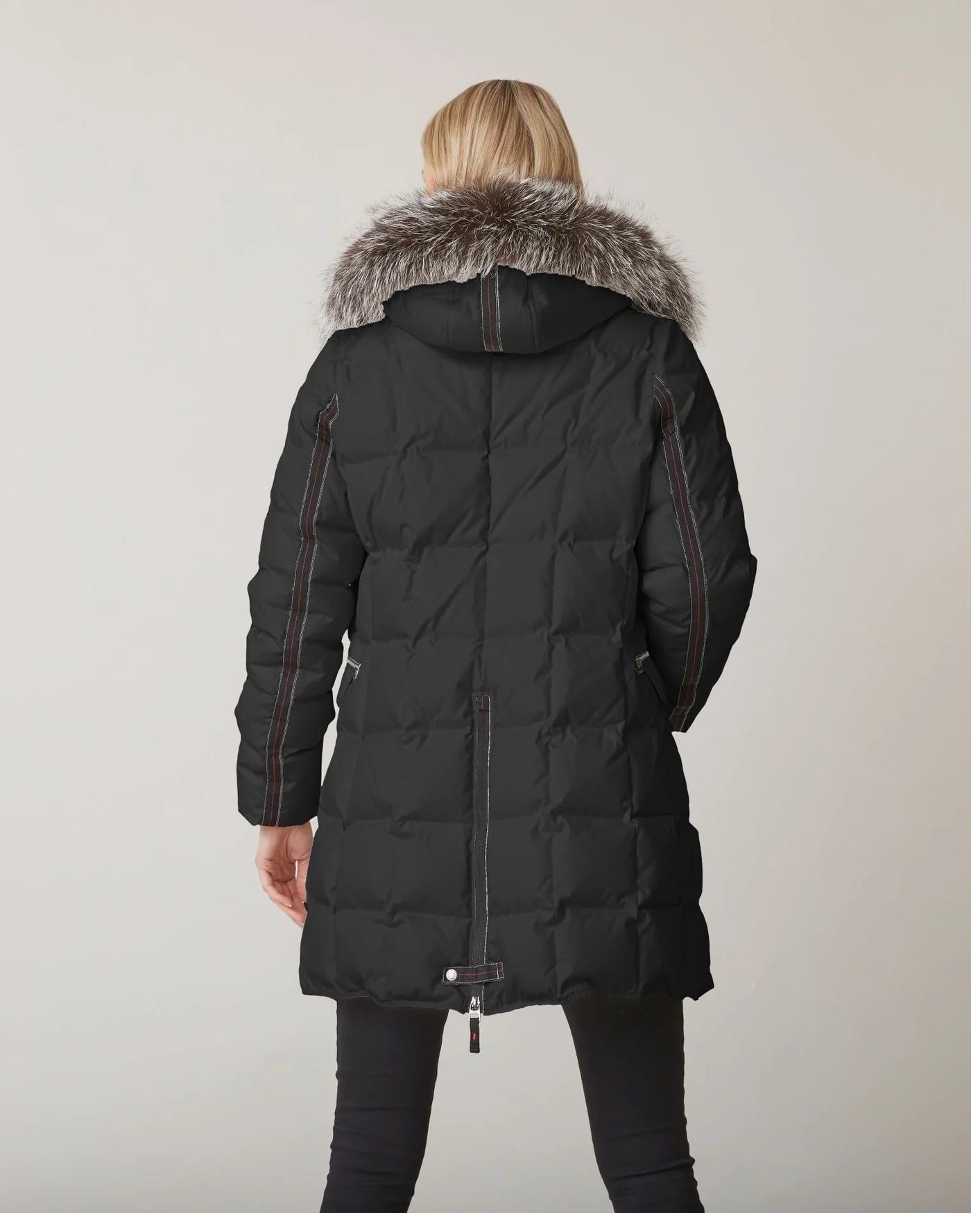 Mary Down Coat with Fur Trimmed Hood