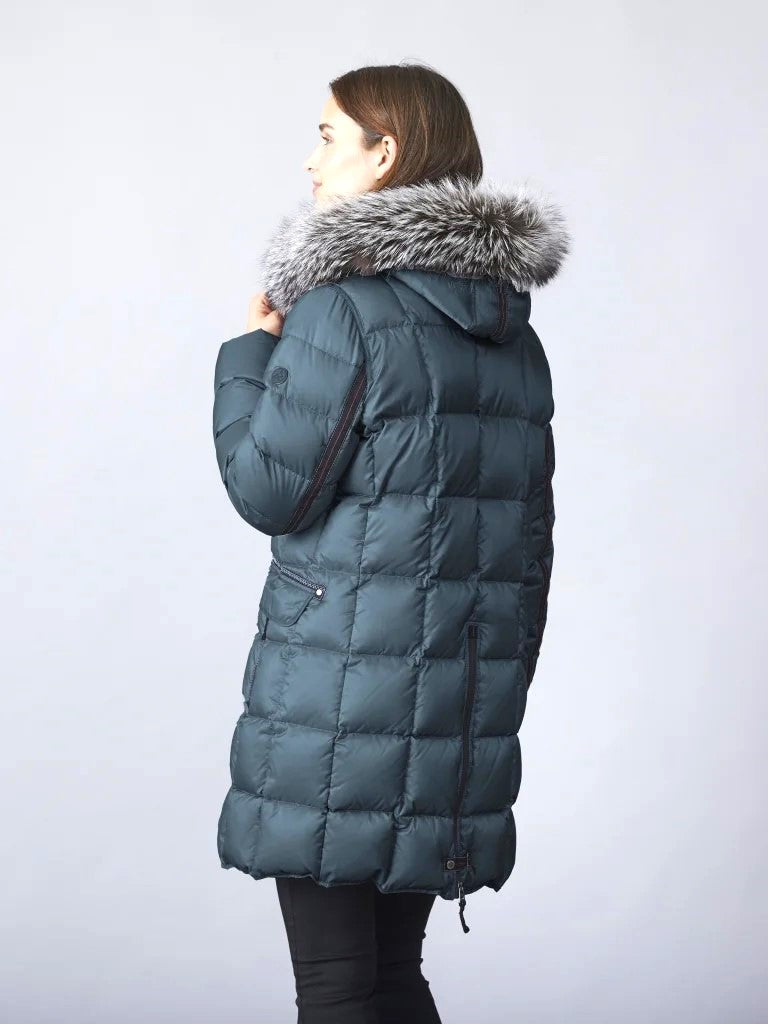 Mary Storm Down Coat With Fur Trimmed Hood