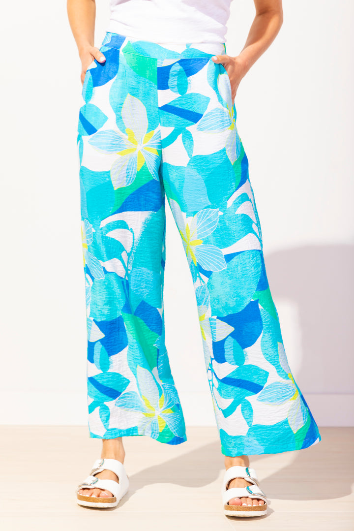 Maui Tropical Floral Vacay Pant