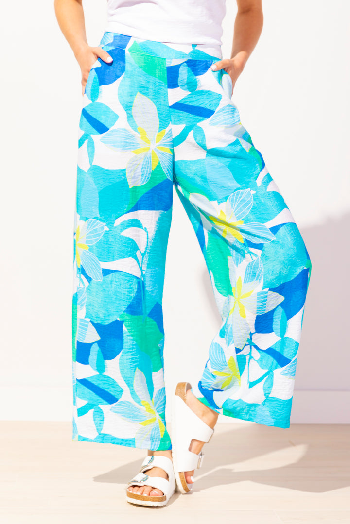 Maui Tropical Floral Vacay Pant